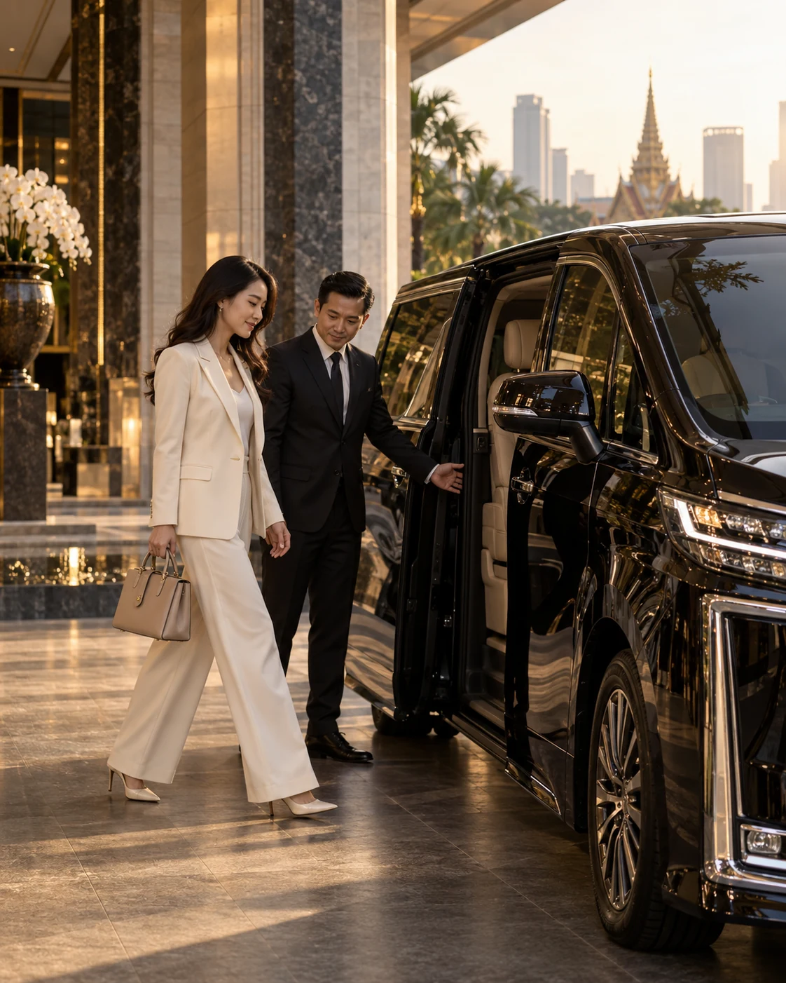 A private chauffeur journey